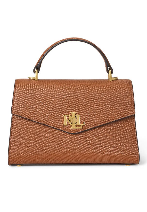 Lauren Ralph Lauren - LAUREN RALPH LAUREN Torebka 431966765007 Brązowy. Kolor: brązowy. Materiał: skórzane
