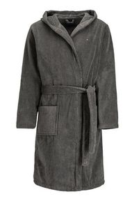 TOMMY HILFIGER - Tommy Hilfiger Szlafrok Icon Hooded Bathrobe 2S87905573 Szary. Kolor: szary. Materiał: bawełna #2