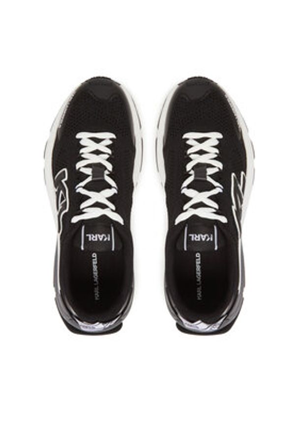 Karl Lagerfeld - KARL LAGERFELD Sneakersy Orion KL65521 Czarny. Kolor: czarny. Materiał: materiał