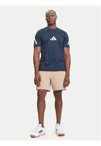 Adidas - adidas T-Shirt Z.N.E. JW4735 Granatowy Regular Fit. Kolor: niebieski. Materiał: bawełna #5