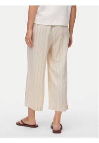 Vero Moda Kuloty Mindy 10322130 Beżowy Loose Fit. Kolor: beżowy. Materiał: wiskoza, len #5