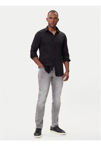 Armani Exchange Koszula XM001504 AF10192 UC001 Czarny Regular Fit. Kolor: czarny. Materiał: bawełna #3