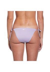 Dół od stroju pływackiego Nike Essential Tie String Bikini. Kolor: fioletowy