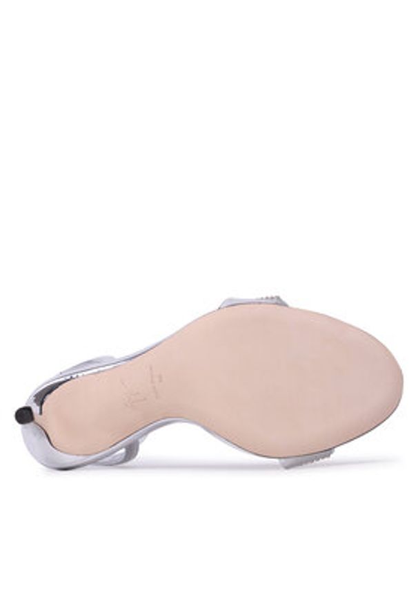 Giuseppe Zanotti - GIUSEPPE ZANOTTI Sandały E300010 Srebrny. Kolor: srebrny