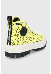 Palladium Trampki kolor żółty. Nosek buta: okrągły. Zapięcie: sznurówki. Kolor: żółty. Szerokość cholewki: normalna #2