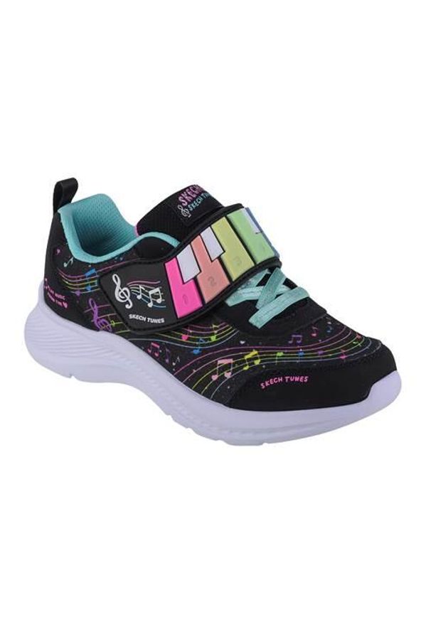 skechers - Buty do chodzenia dla dzieci Skechers Jumpsters 2.0 Skech Tunes. Zapięcie: rzepy. Kolor: wielokolorowy. Materiał: materiał. Szerokość cholewki: normalna. Sport: turystyka piesza