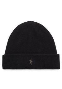 Polo Ralph Lauren Czapka 710920660003 Czarny. Kolor: czarny. Materiał: materiał, kaszmir