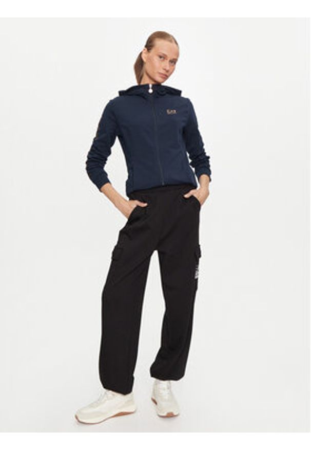 EA7 Emporio Armani Spodnie materiałowe 6DTP94 TJZCZ Czarny Regular Fit. Kolor: czarny. Materiał: bawełna
