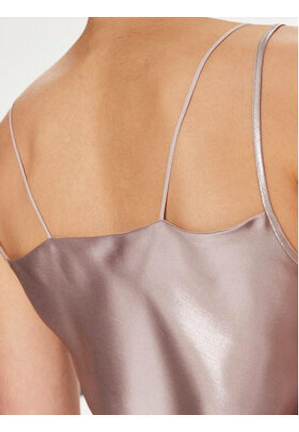 BOSS - Boss Top Besatie 50512748 Brązowy Regular Fit. Kolor: brązowy. Materiał: syntetyk