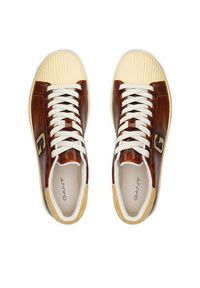 GANT - Gant Sneakersy 31631029 Brązowy. Kolor: brązowy. Materiał: skóra #4