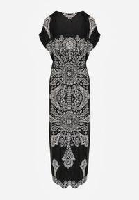 Renee - Czarna Sukienka Maxi w Etniczny Wzór Josanie. Kolor: czarny. Styl: boho, wakacyjny. Długość: maxi #6