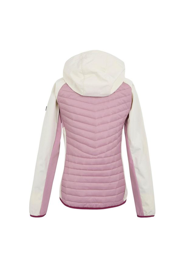 Regatta - Kurtka Damska Pro Hybrid II Padded Jacket. Kolor: fioletowy, biały, wielokolorowy. Materiał: puch. Sport: turystyka piesza