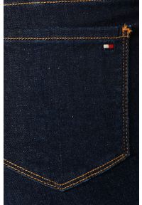 TOMMY HILFIGER - Tommy Hilfiger - Jeansy. Kolor: niebieski. Materiał: jeans. Wzór: gładki #4