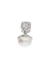 Polcarat Design - Srebrny wisiorek z perłą W 1842. Materiał: srebrne. Kolor: srebrny. Kamień szlachetny: perła #1