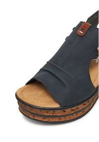 Rieker Sandały CEO-68175-14 Granatowy. Kolor: niebieski. Materiał: syntetyk #5