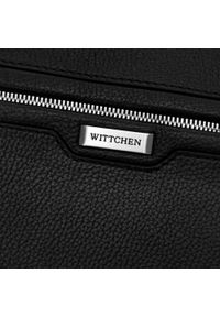 Wittchen - Męska torba na laptopa 13”/14” skórzana dwukomorowa czarna. Kolor: czarny. Materiał: skóra. Wzór: haft. Styl: klasyczny, elegancki #3