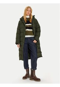 Pepe Jeans Płaszcz zimowy Bibi PL402437 Zielony Loose Fit. Kolor: zielony. Materiał: syntetyk. Sezon: zima #6