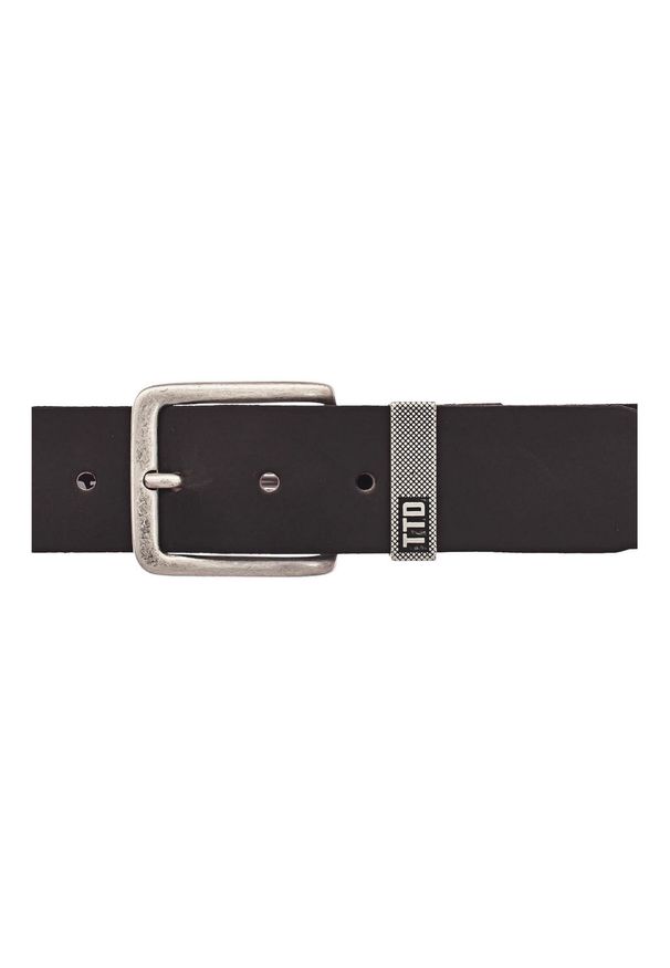 Tom Tailor - TOM TAILOR MĘSKI PASEK SKÓRZANY KLASYCZNY SKÓRA 40mm DARKBROWN TM0181L451/690. Materiał: skóra. Wzór: paski. Styl: klasyczny