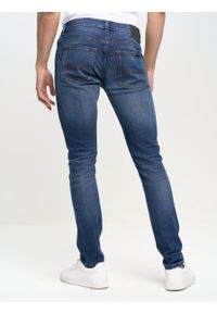 Big-Star - Spodnie jeans męskie skinny Owen 312. Okazja: na co dzień. Kolor: niebieski. Styl: casual, elegancki #4