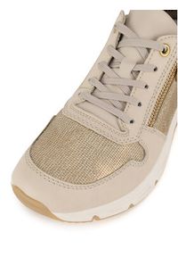 Rieker Sneakersy 48101-60 Écru. Materiał: skóra, syntetyk #7