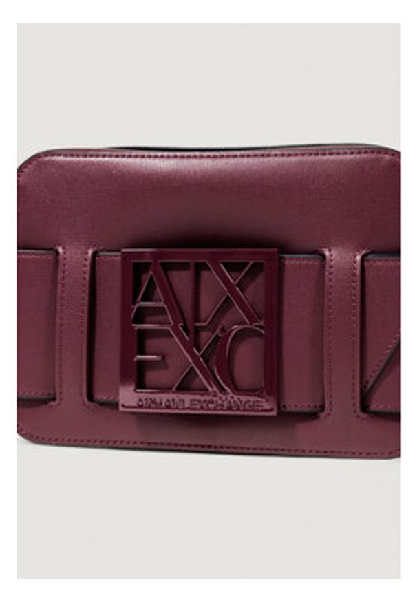 Armani Exchange Torebka 942699 0A874 UA343 Bordowy. Kolor: czerwony. Materiał: skórzane