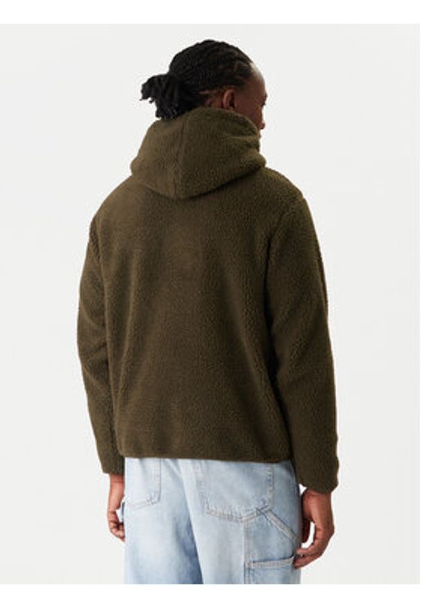 Jack & Jones Bluza Flare Teddy 12285678 Zielony Relaxed Fit. Kolor: zielony. Materiał: syntetyk