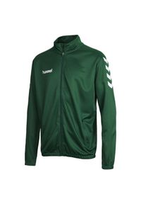 Bluza sportowa dla dorosłych Hummel Core Poly Jacket. Kolor: zielony, biały, wielokolorowy