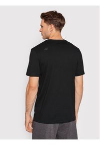 4f - 4F T-Shirt NOSH4-TSM353 Czarny Regular Fit. Kolor: czarny. Materiał: bawełna
