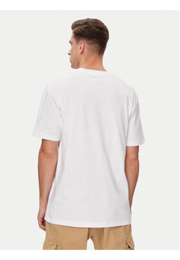 DC Shoes T-Shirt Star Hss ADYZT05373 Biały Relaxed Fit. Kolor: biały. Materiał: bawełna