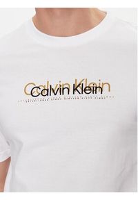 Calvin Klein T-Shirt K10K111838 Biały Regular Fit. Kolor: biały. Materiał: bawełna #5