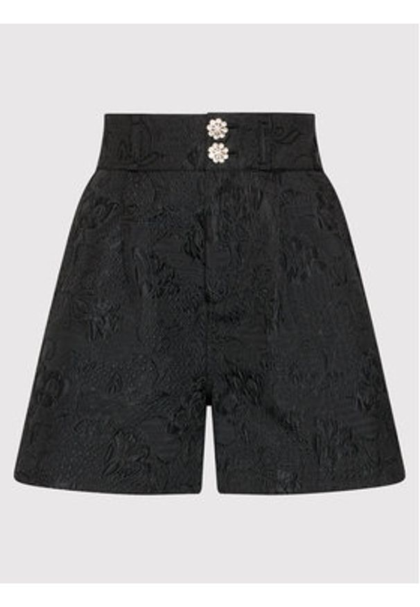 Custommade Szorty materiałowe Novelle By Nbs 212459702 Czarny Slim Fit. Kolor: czarny. Materiał: syntetyk, materiał
