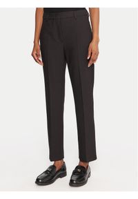 Weekend Max Mara Chinosy Rana 2515131031 Czarny Slim Fit. Kolor: czarny. Materiał: syntetyk #1