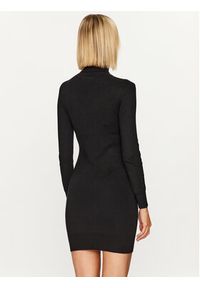Morgan Sukienka dzianinowa 232-RMCLAP Czarny Slim Fit. Kolor: czarny. Materiał: wiskoza #2