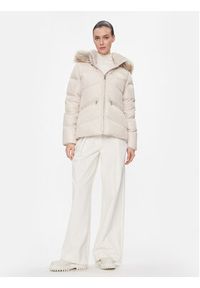 Calvin Klein Kurtka puchowa K20K207070 Beżowy Regular Fit. Kolor: beżowy. Materiał: syntetyk #4