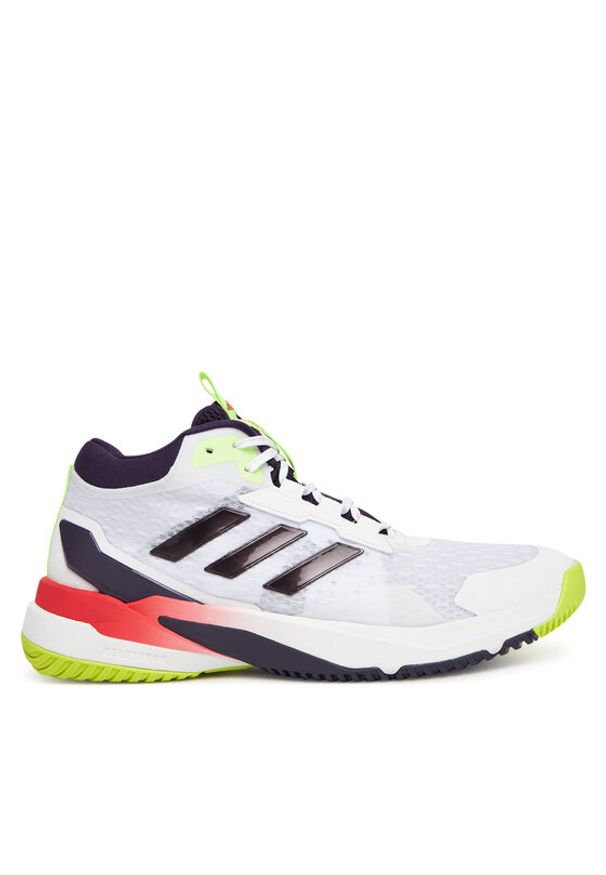 Adidas - adidas Buty halowe Crazyflight 6 Mid HP7037 Biały. Kolor: biały. Materiał: materiał