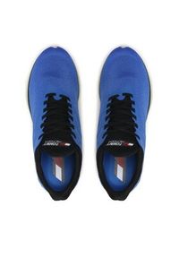 TOMMY HILFIGER - Tommy Hilfiger Sneakersy Ts Sleek 5 Sock FD0FD00055 Niebieski. Kolor: niebieski. Materiał: materiał