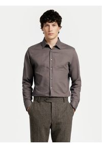 Selected Homme Koszula 16090212 Szary Slim Fit. Kolor: szary. Materiał: bawełna #1