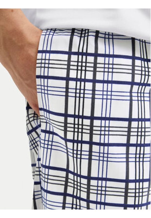 Jack & Jones - Jack&Jones Piżama Max 12277165 Biały Standard Fit. Kolor: biały. Materiał: bawełna