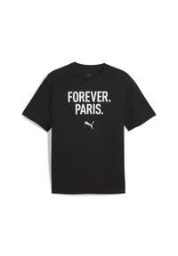 Puma - Męska koszulka Concept 2 Paris o luźnym kroju PUMA Black. Kolor: czarny