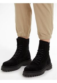 Tommy Jeans Trapery Tjm Casual Boot Suede EM0EM01336 Czarny. Okazja: na co dzień. Kolor: czarny. Materiał: zamsz, skóra. Styl: casual #2