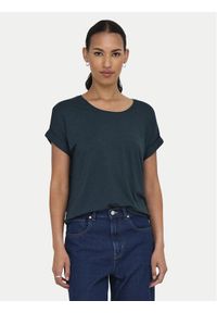 only - ONLY T-Shirt Moster 15106662 Zielony Regular Fit. Kolor: zielony. Materiał: wiskoza