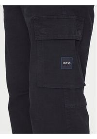 BOSS Spodnie materiałowe Sisla-8 50530599 Granatowy Regular Fit. Kolor: niebieski. Materiał: bawełna #3