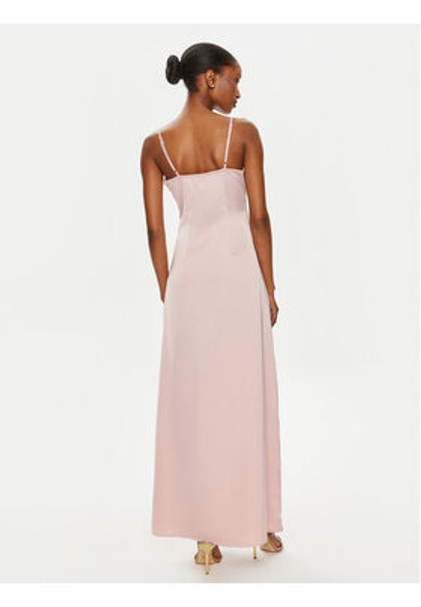 YAS Sukienka wieczorowa Athena 26032472 Różowy Regular Fit. Kolor: różowy. Materiał: syntetyk. Styl: wizytowy