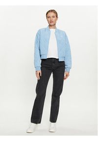 Calvin Klein Jeans Kurtka bomber J20J222587 Niebieski Regular Fit. Kolor: niebieski. Materiał: syntetyk #4