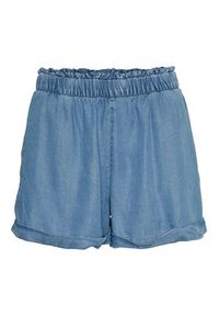 Vero Moda Szorty materiałowe Harper 10283731 Niebieski Regular Fit. Kolor: niebieski. Materiał: materiał, lyocell #2