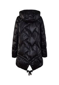 CATERINA - Czarna kurtka pikowana. Kolor: czarny. Materiał: puch #3