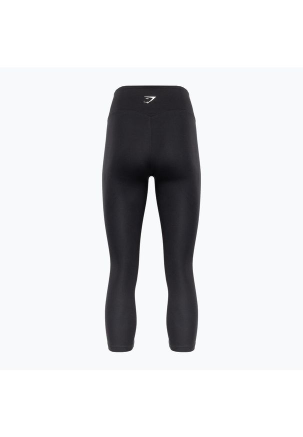 GYM SHARK - Legginsy treningowe damskie Gymshark Training 7/8. Kolor: czarny