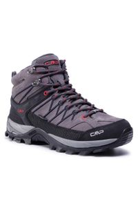 Trekkingi CMP Rigel Mid Trekking Shoe Wp 3Q12947 Graffite/Antracite 44UF. Kolor: szary. Materiał: skóra, zamsz. Sport: turystyka piesza #1