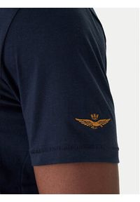Aeronautica Militare T-Shirt 261TS2538UJ00727 Granatowy Regular Fit. Kolor: niebieski. Materiał: bawełna #2