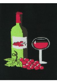 His Story - Tematyczne Skarpetki Bawełniane - Wino, Winogrona. Kolor: wielokolorowy. Materiał: elastan, bawełna, poliamid #3